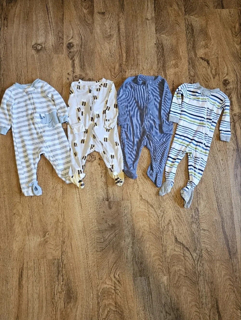 Baby Footed One-Piece Sleepers Bundle